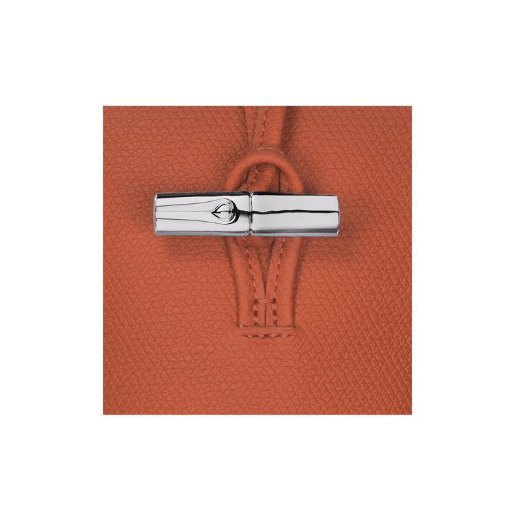 Pochettes Longchamp With Dentelle Cuir Rouge Foncé | 41352-OEVM