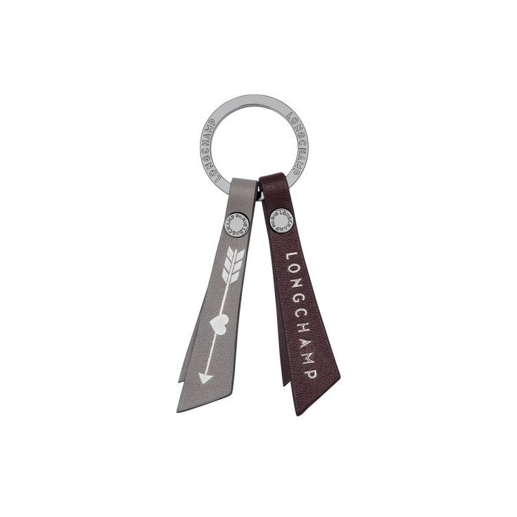 Porte-clés Longchamp Cuir Bordeaux | 54926-VUIM