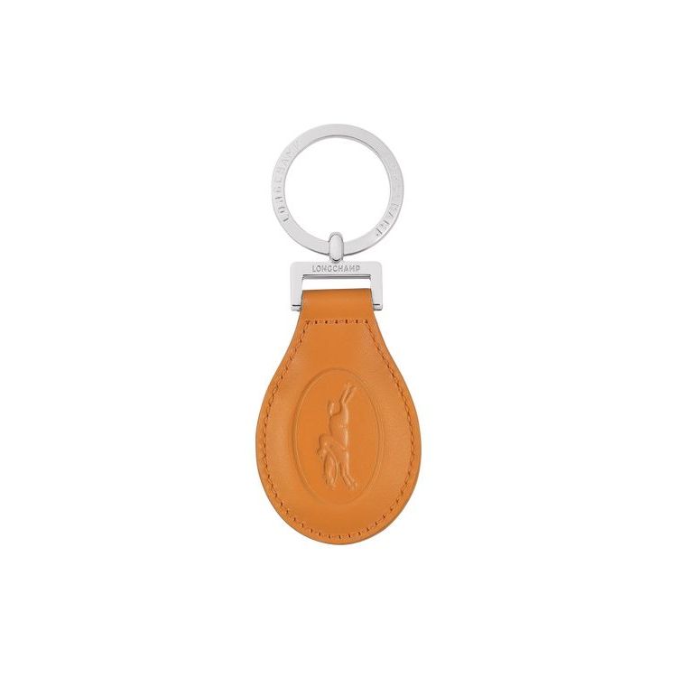 Porte-clés Longchamp Saffron Cuir Orange | 64513-QUBV