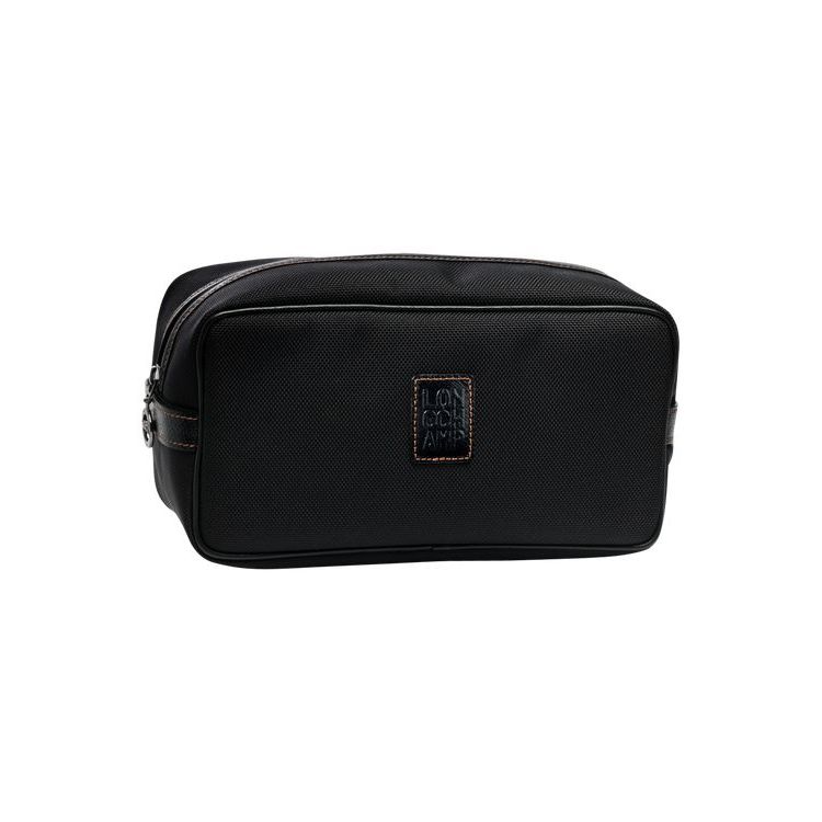 Trousses De Toilette Longchamp Tela Noir | 21354-TOUD