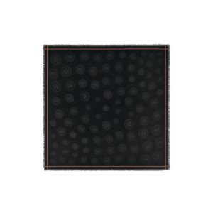 Echarpes Longchamp Shawl Coton Noir | 86159-NTYM