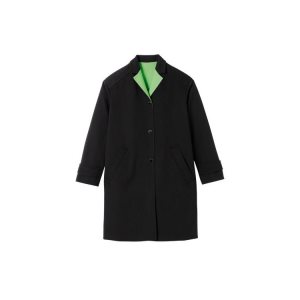 Manteaux Longchamp Coton Noir | 30196-OGQN