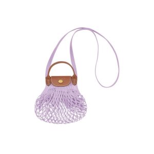 Pochettes Longchamp Xs Tela Violette | 09568-LPIS