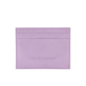 Porte-Cartes Longchamp Cuir Violette | 08571-NQGR