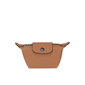 Porte-Cartes Longchamp Hazelnut Cuir Beige | 13294-MGZJ