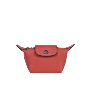 Porte-Cartes Longchamp Terracotta Cuir Orange | 53864-TNLF