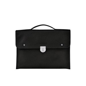 Porte-Documents Longchamp Briefcase S Cuir Noir | 69520-EVWO