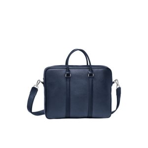 Porte-Documents Longchamp Briefcase S Cuir Bleu Marine | 87345-DHCA