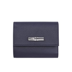 Portefeuilles Longchamp Cuir Bleu Marine | 28503-RZYE