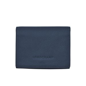 Portefeuilles Longchamp Cuir Bleu Marine | 28675-BOXD