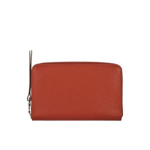 Portefeuilles Longchamp Terracotta Tela Orange | 87965-RUEC