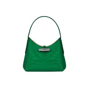 Sac Mini Longchamp Xs Cuir Vert | 68210-NVWS