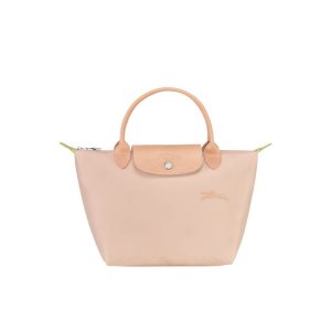 Sac À Main Longchamp S Flowers Recycled canvas Rose Clair | 14578-LMPI