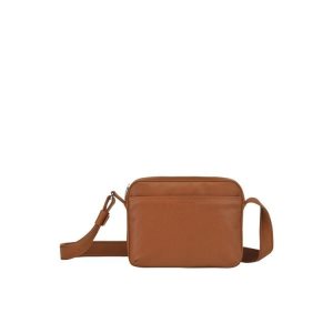 Sacs Crossbody Longchamp Caramel Cuir Marron | 48715-VPGN