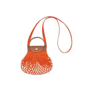 Sacs Crossbody Longchamp Xs Tela Orange | 59720-OFBN