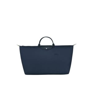 Sacs De Voyage Longchamp Xl Recycled canvas Bleu Marine | 15786-GDKW