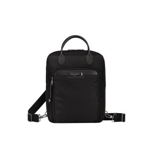 Sacs À Dos Longchamp Recycled canvas Noir | 78503-ZISY